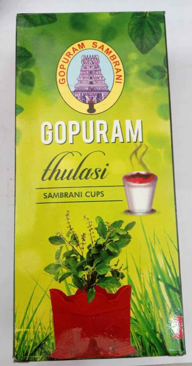 Gopuram Sambrani Cups (10 Pieces)