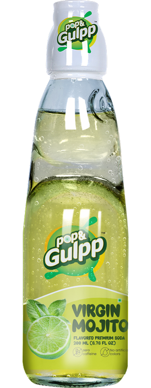 Pop & Gulpp Virgin Mojito Soda (200ml 6.76fl oz)