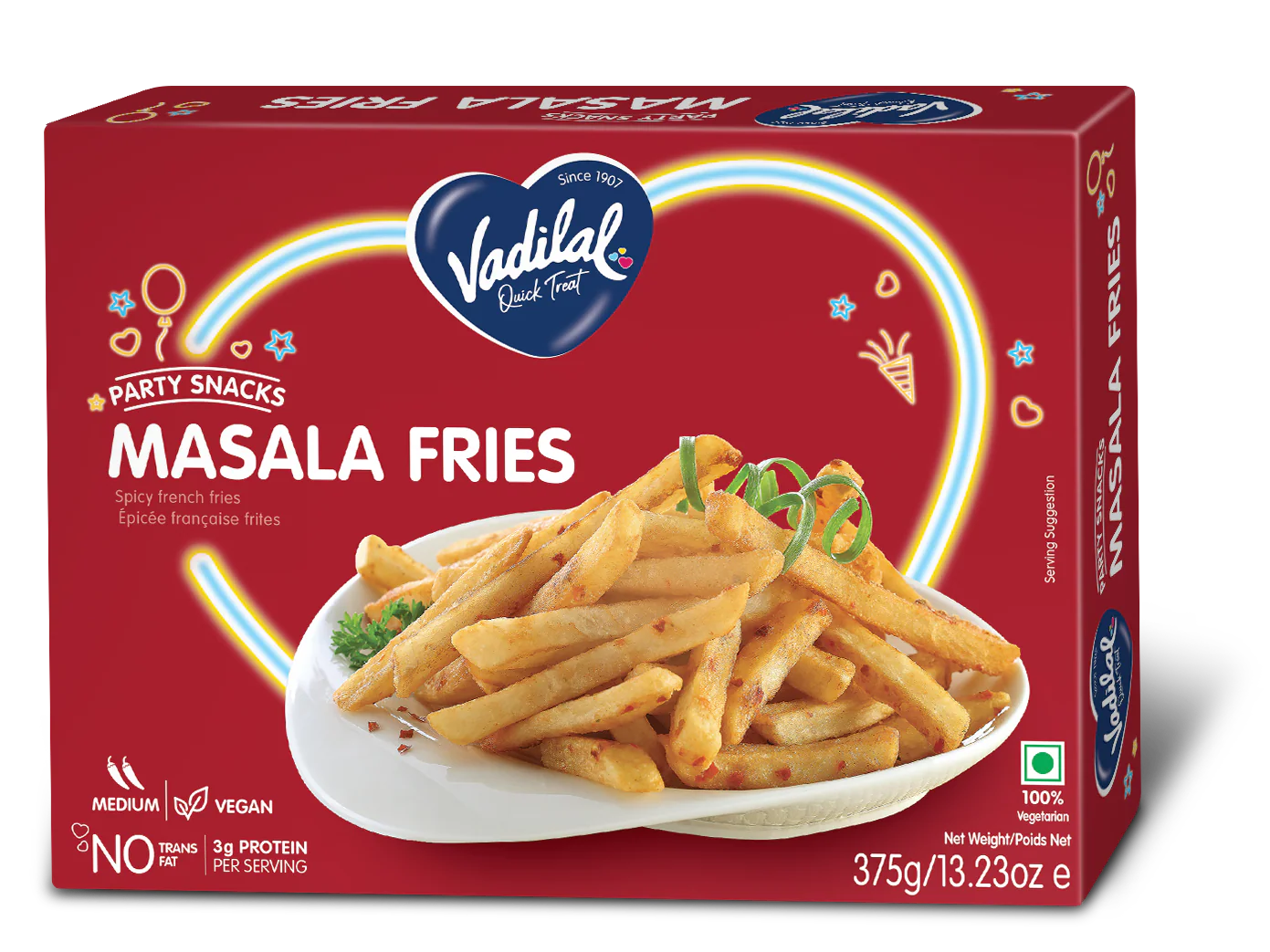 Vadilal Masala Fries (375g  13Oz)