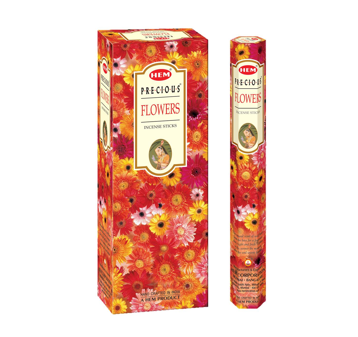 Hem Precious Flowers Incense Sticks (6 Pack of 20 Sticks Each)
