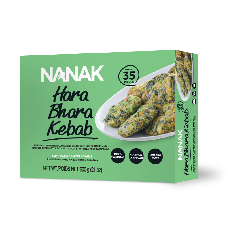 Nanak Hara Bhara Kebab  35 Pieces (600g  21Oz)