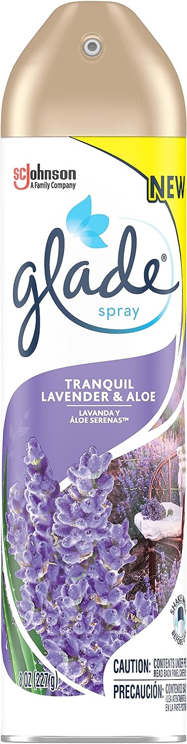 Glade Air Freshener - Room Spray Tranquil Lavender & Aloe (227g  8oz)