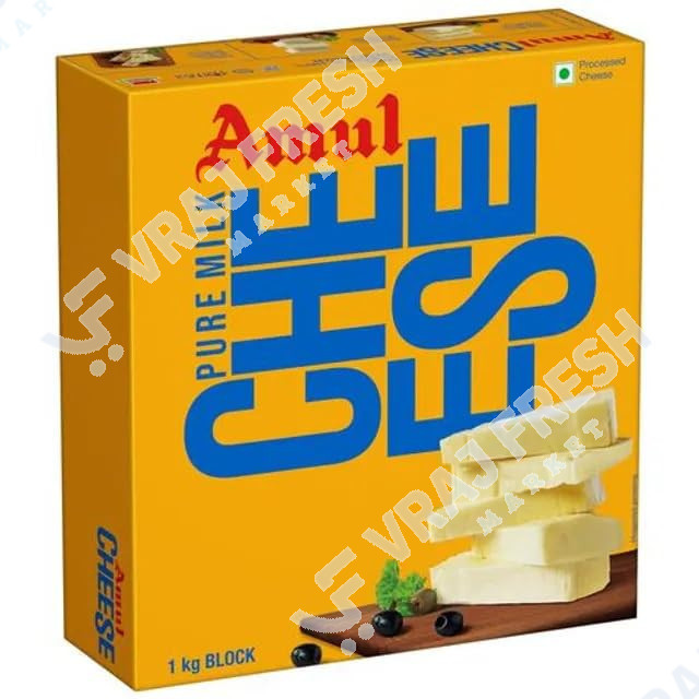Amul Cheese Block (1kg  35.28Oz)