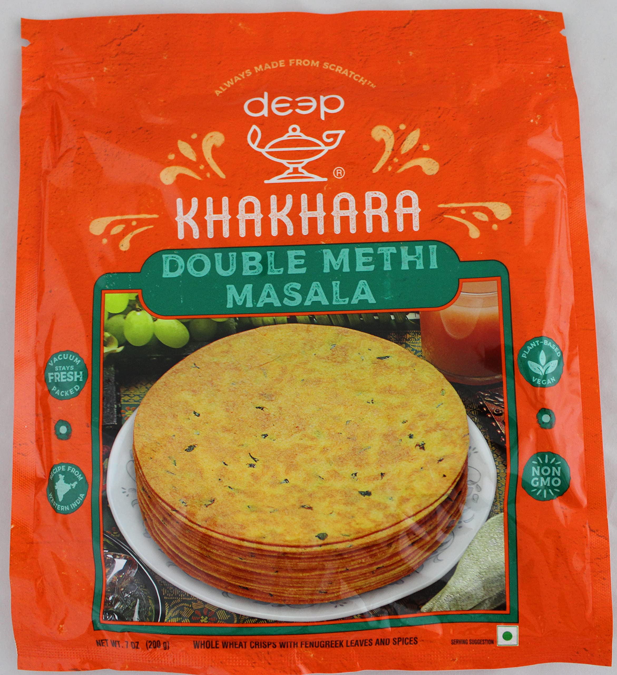 Deep Double Methi Masala Khakhara (200g  7Oz)