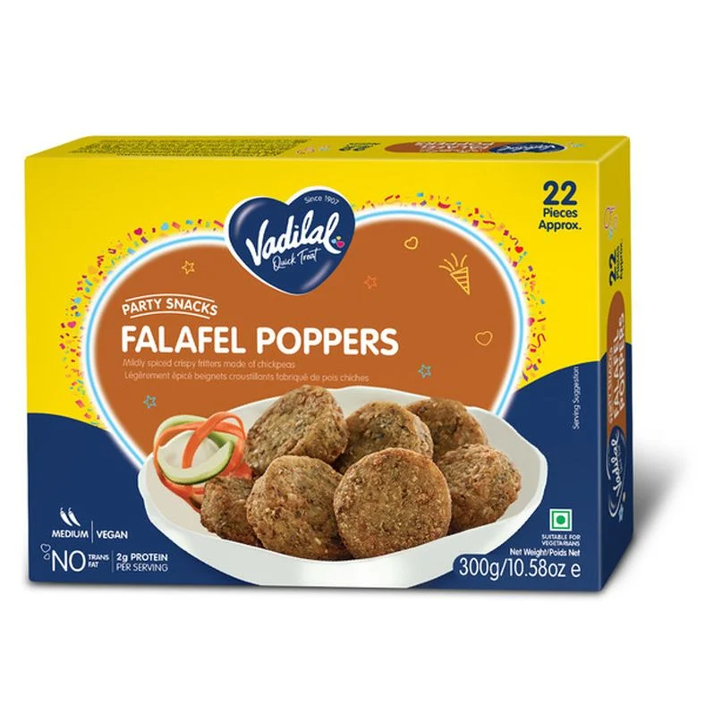 Vadilal Falafel Poppers  22 Pieces (300g  10.58Oz)