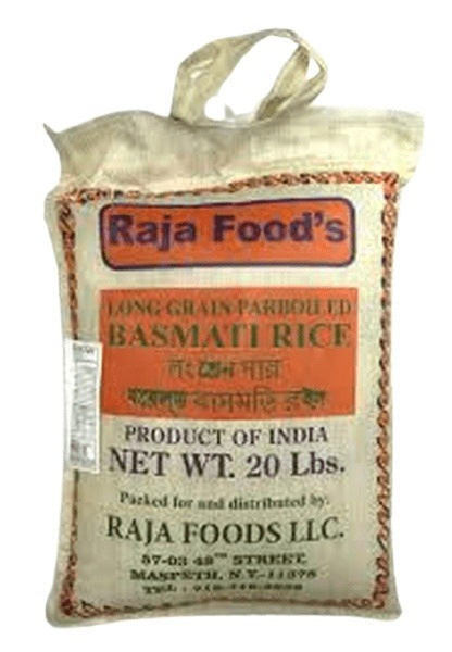 Raja Foods Sella Parboiled Basmati Rice (9.08kg  20lb)