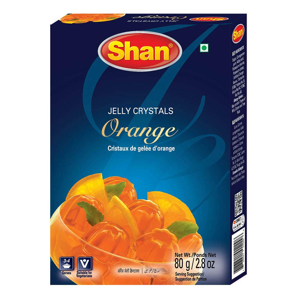 Shan Jelly Crystals Orange (80g  2.8Oz)