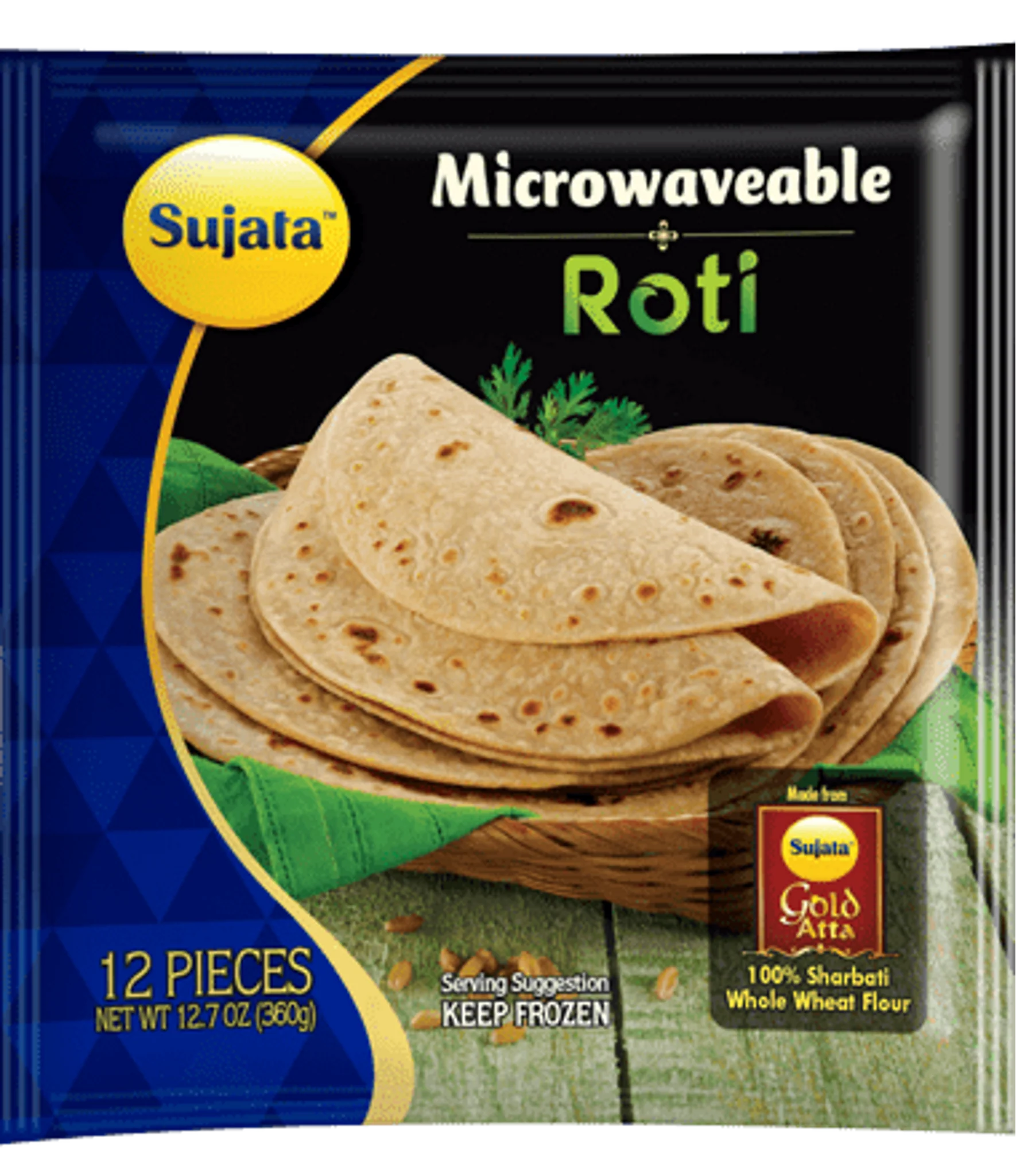 Sujata Multigrain Roti 12pcs (360g  12.7oz)