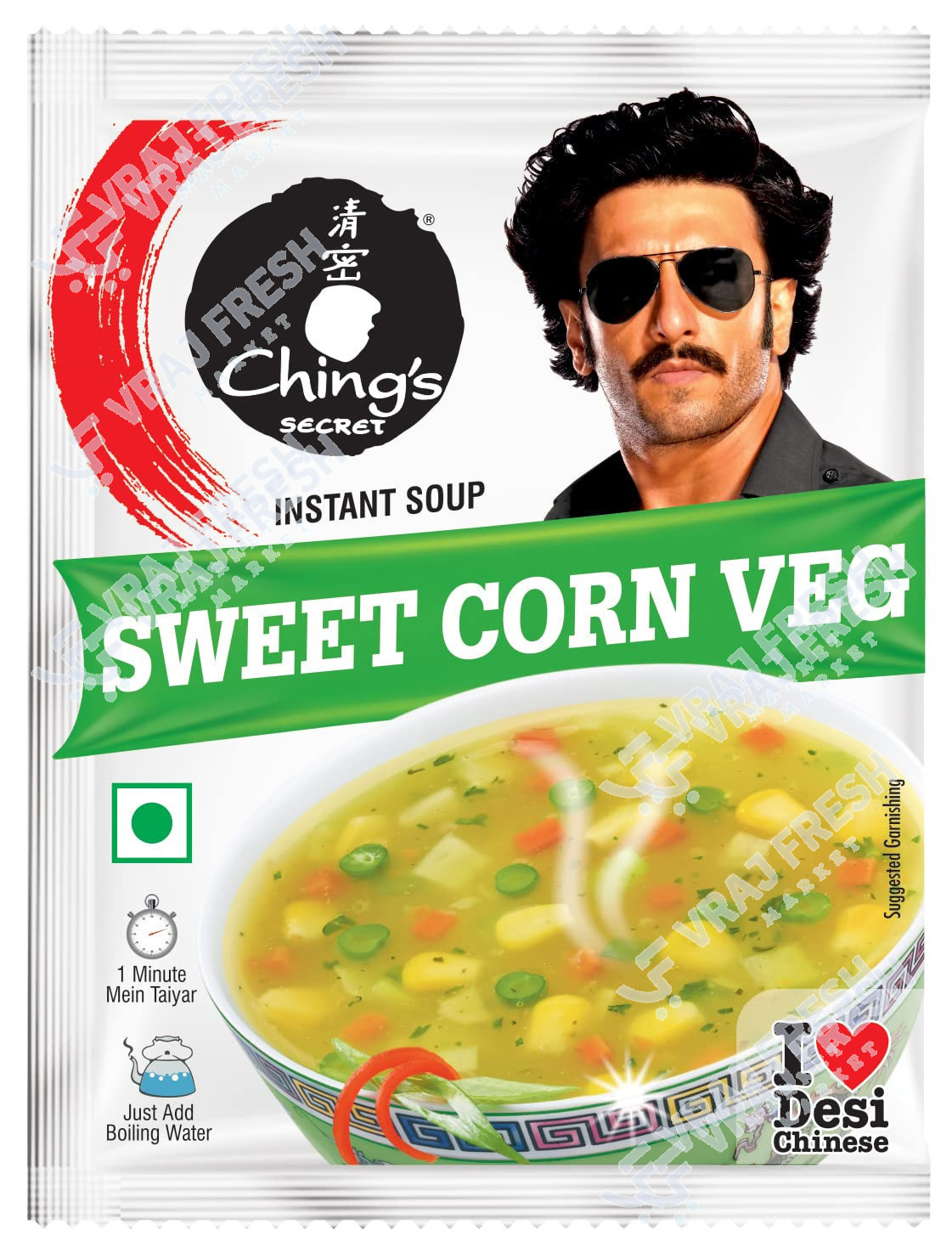Chings Sweet Corn Soup (55g  1.94Oz)