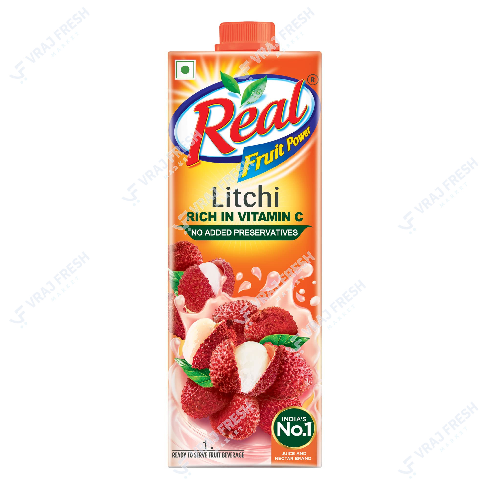 Dabur Real Litchi Juice (1 Ltr  33.8Fl Oz)