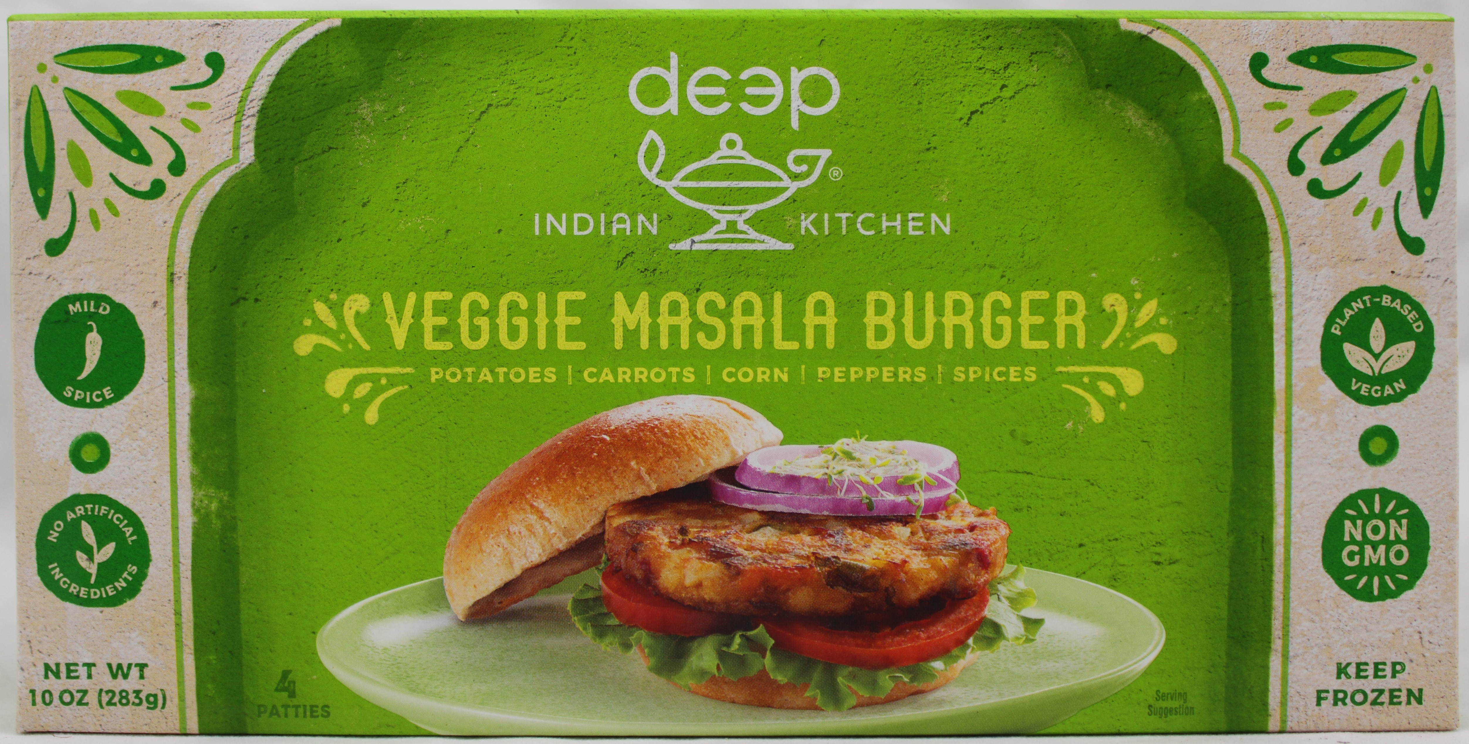 Deep Veggie Masala Burger Patties 4 Pieces (283g  10Oz)