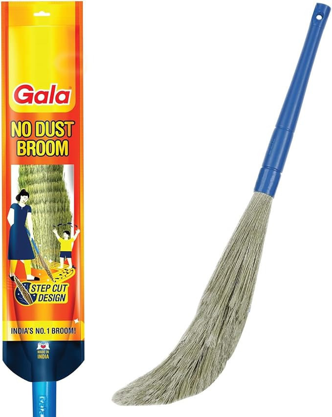 Gala No Dust Broom (For Floor Cleaning Multipurpose, Fiber)