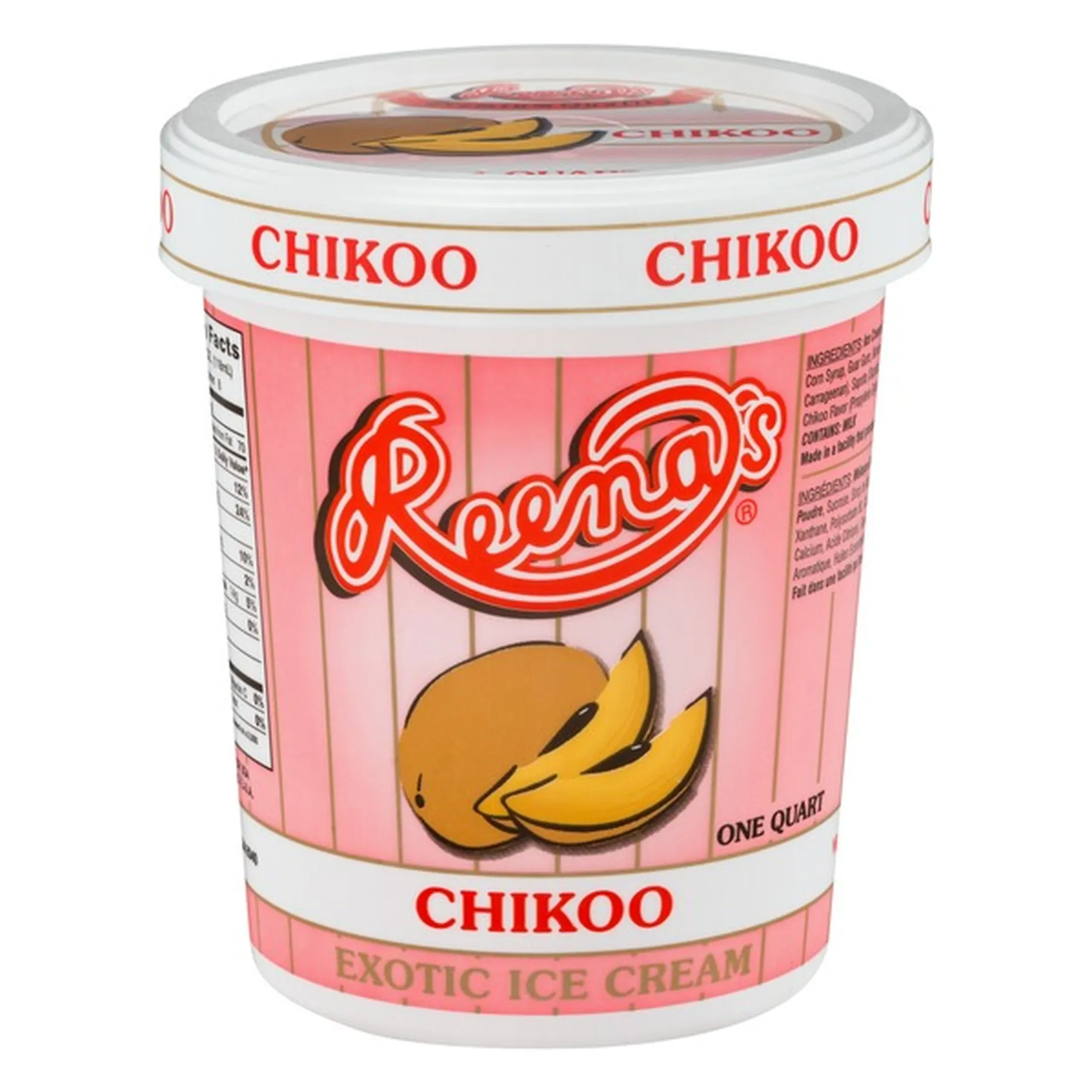 Reenas Chikoo Ice Cream (946ml 32oz)