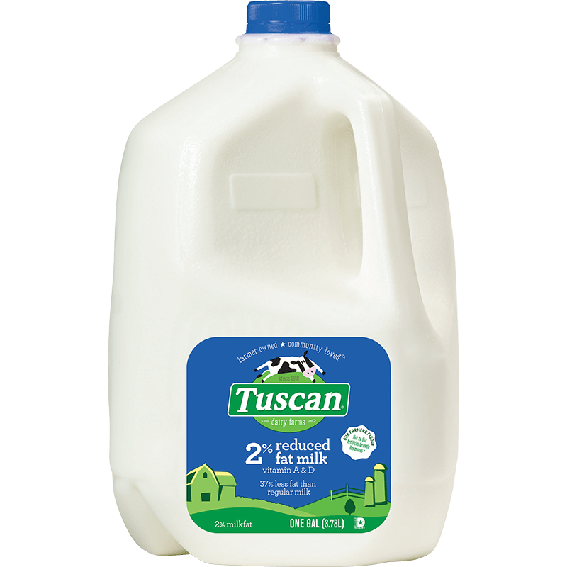 Tuscan 2% reduced Fat Milk (1 Gallon 3.78L)
