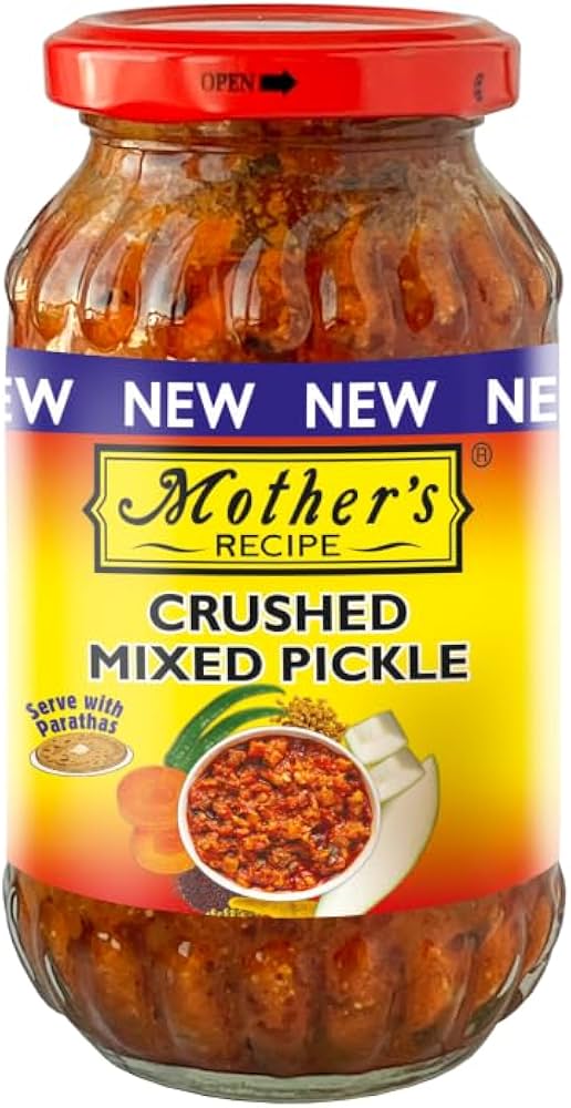 Mothers Crushed Mixed Pickle (500g 17.6oz)