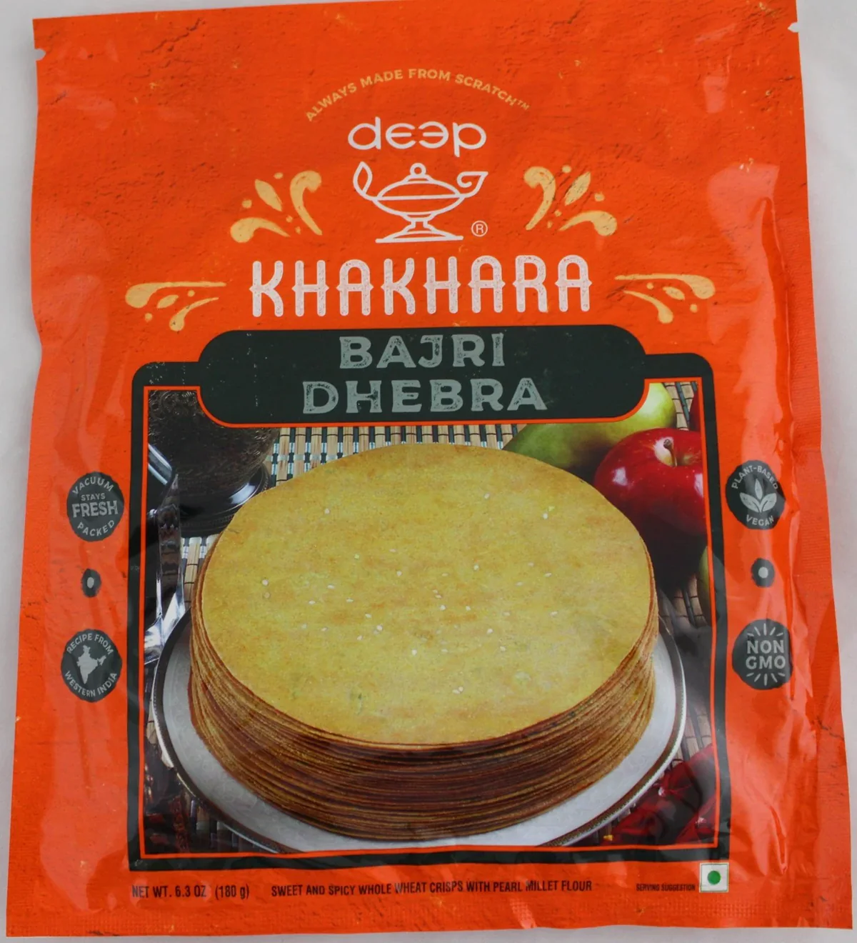 Deep Bajri Dhebra Khakhara (180g  6.3Oz)