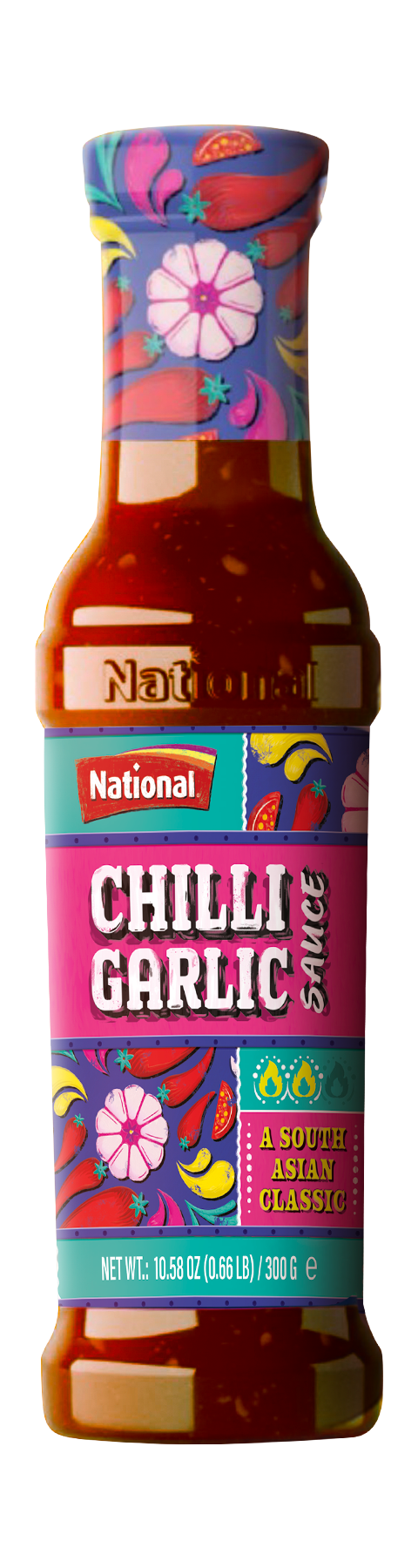 National Chilli Garlic Sauce (300g  10.58Oz)