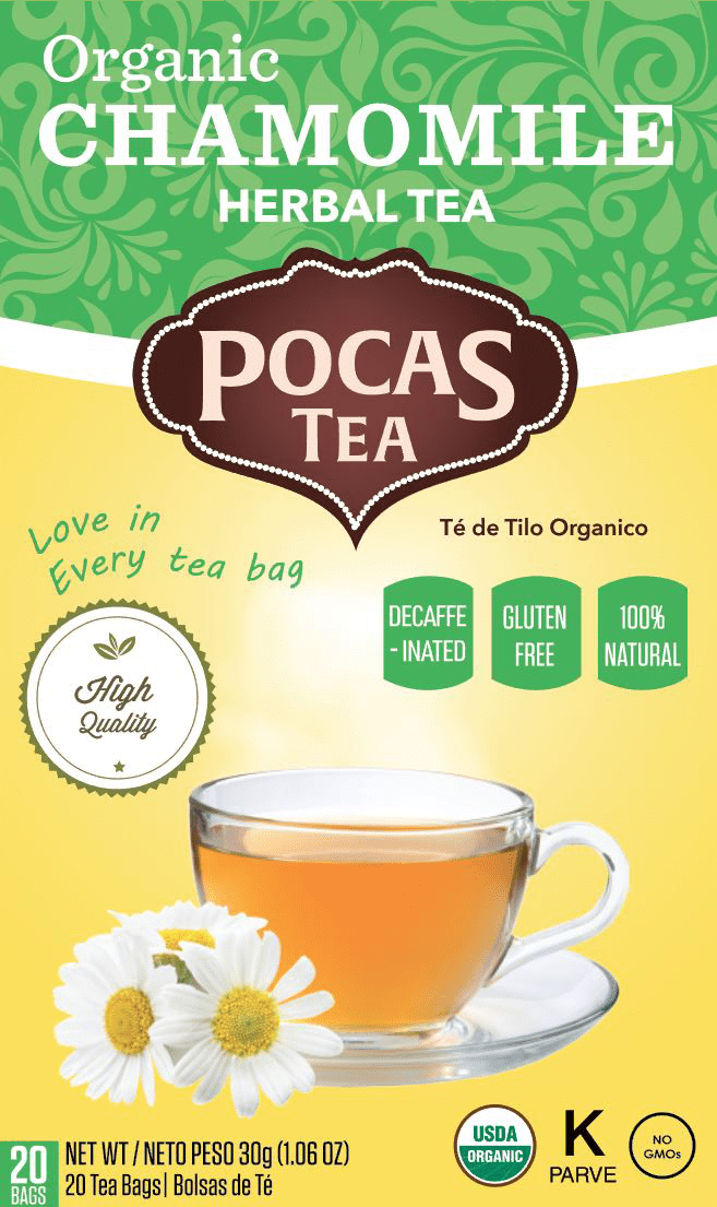 Pocas Tea Organic Chamomile Herbal Tea (30g  1.06oz)