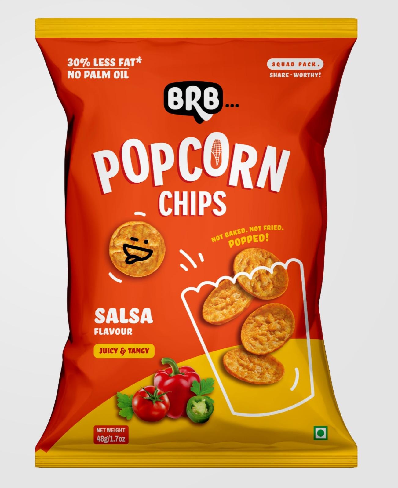 BRB Popcorn Salsa Chips (48g 1.7oz)