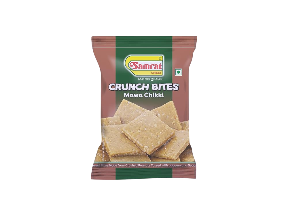 Samrat Crunch Bites Mawa Chikki (400g 14.1Oz)