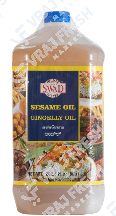 Swad Sesame Gingelly Oil (5L  202.8 Fl Oz)