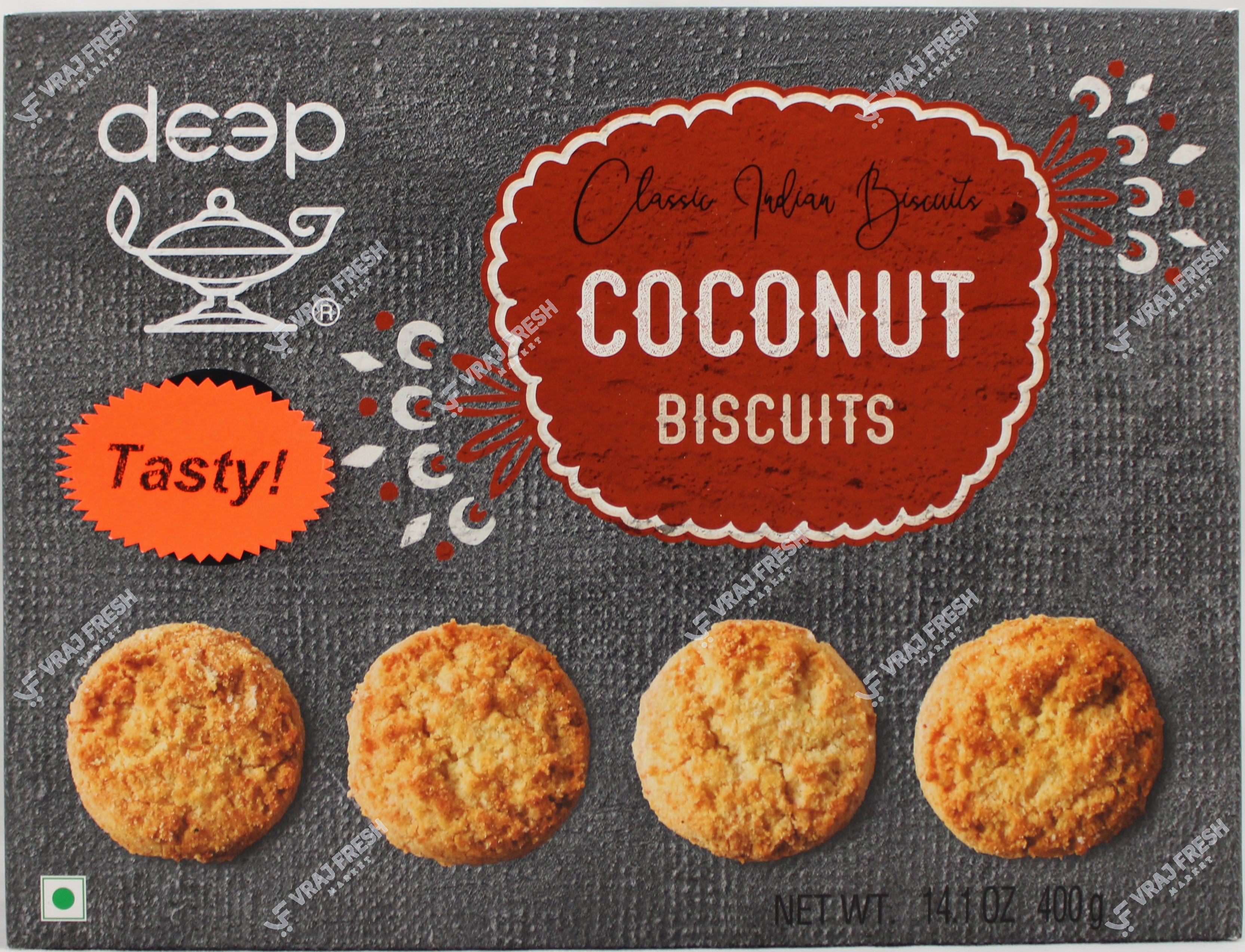 Deep Coconut Biscuits (400g  14.1Oz)