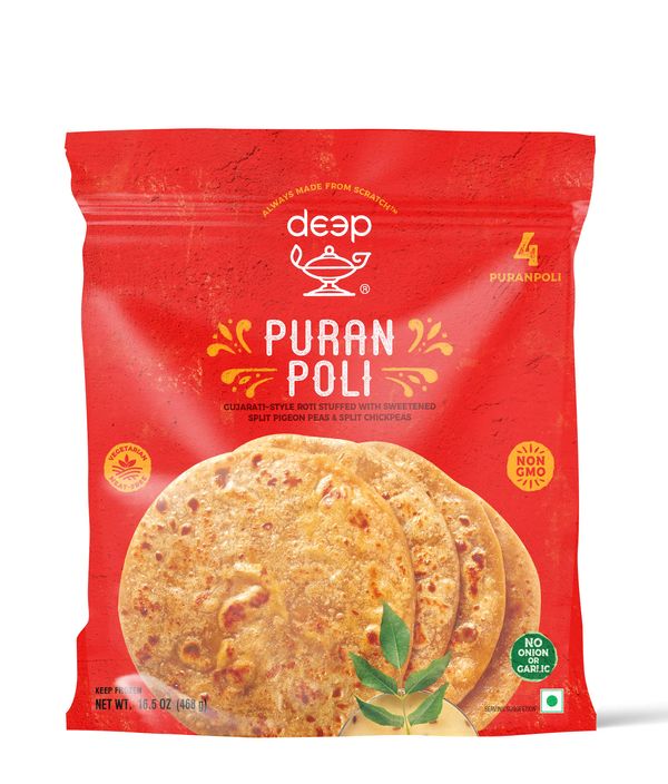 Deep Puran Poli  4 Pcs (468g  16.5Oz)