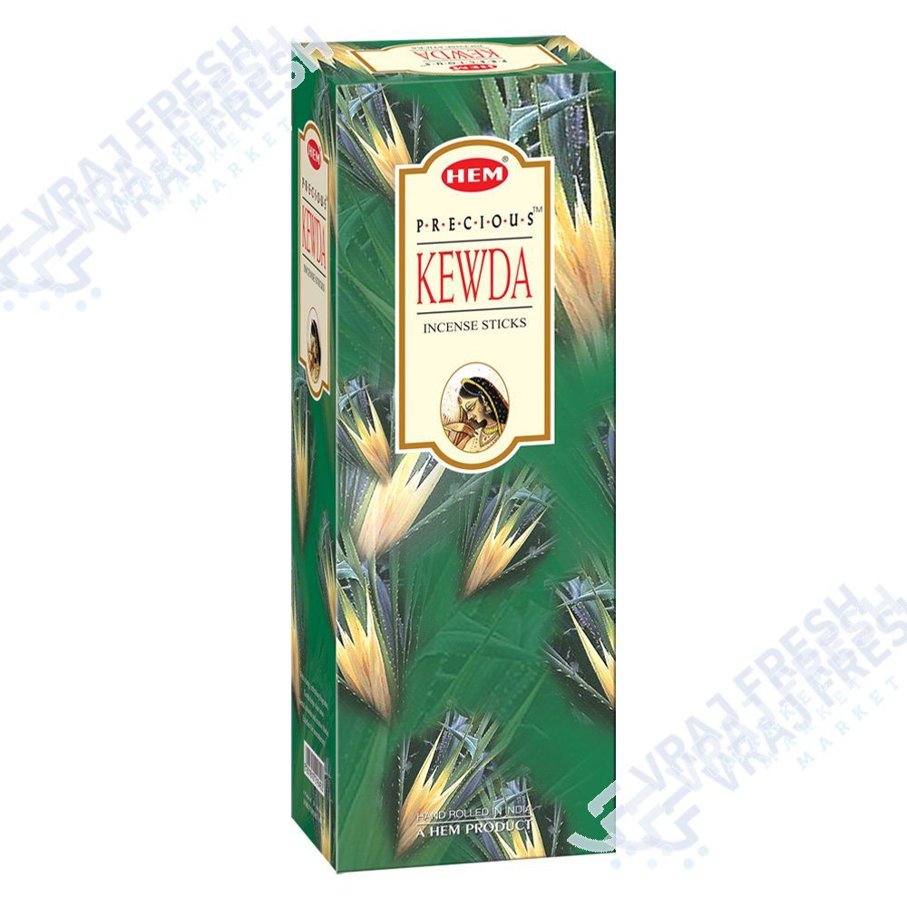 Hem Precious Kewda Incense Sticks (6 Pack of 20 Sticks Each)