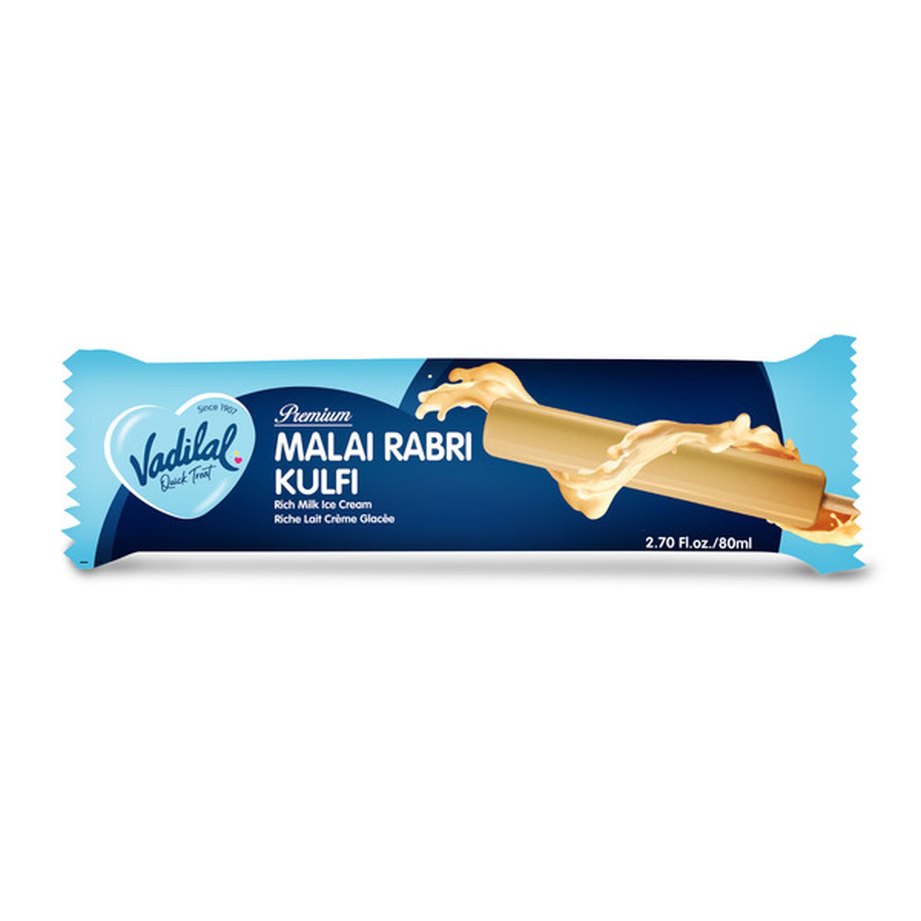 Vadilal Malai Rabri Kulfi Stick (80ml)