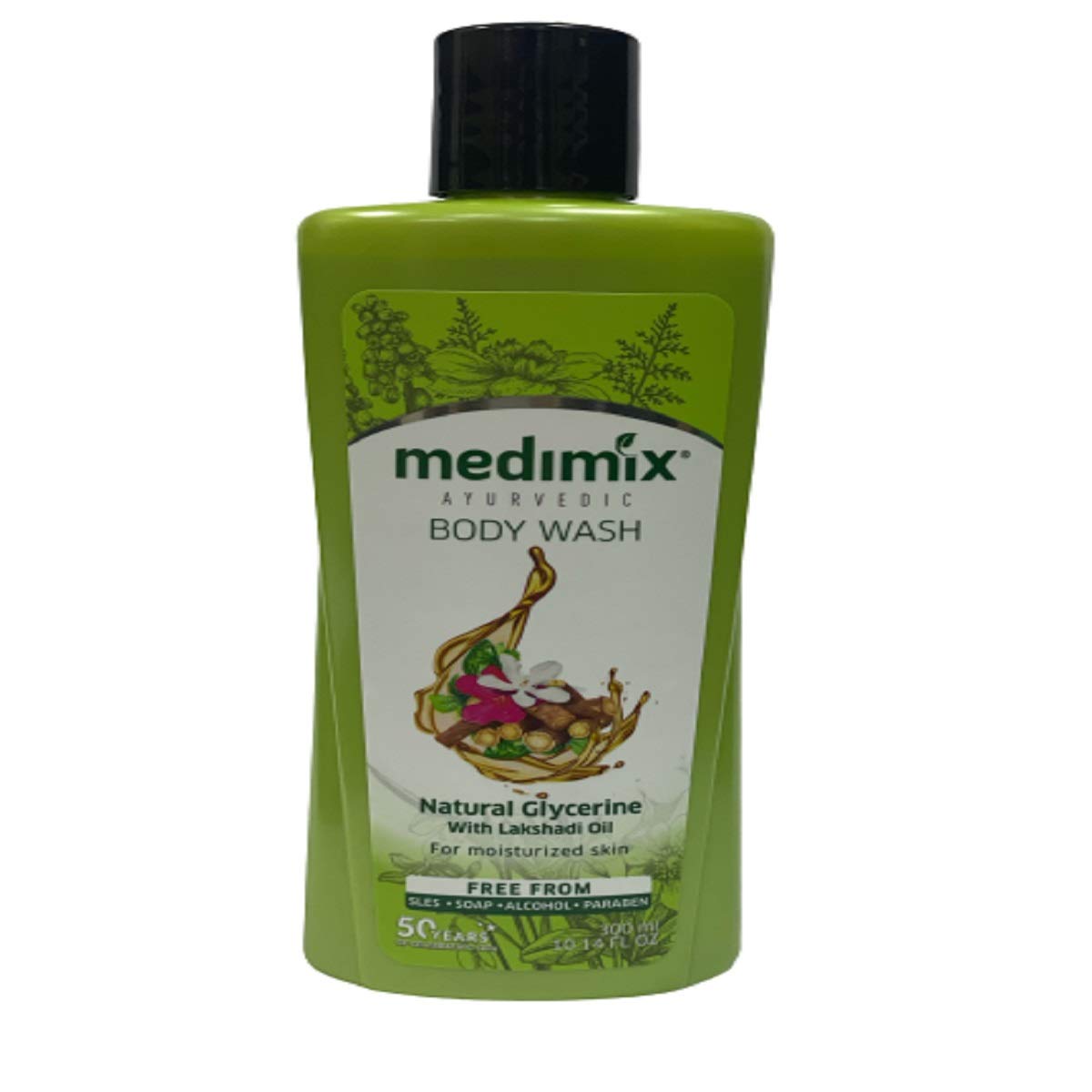 Medimix Ayurvedic Body Wash (Glycerin with Lakshadi Oil) (300ml  10.14Oz)