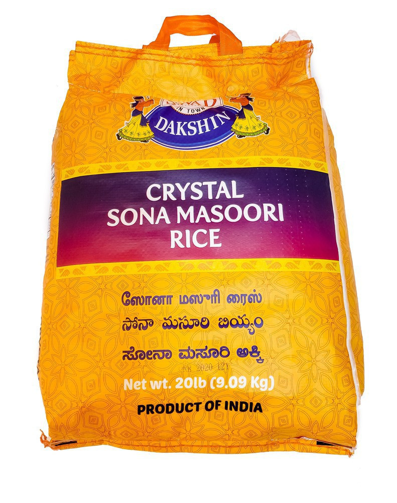 Swad Dakshin Crystal Sona Masoori Rice (9.09kg  20lb)