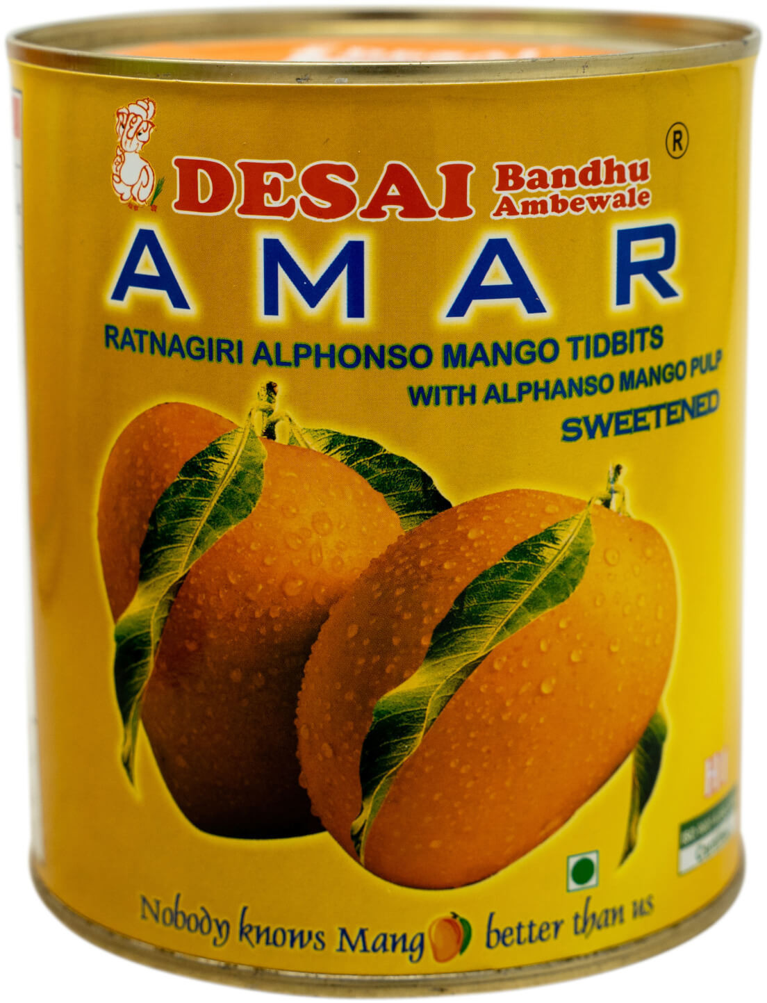 Desai Bandhu Alphonso Mango Pulp Sweetened (850g 29.9oz)