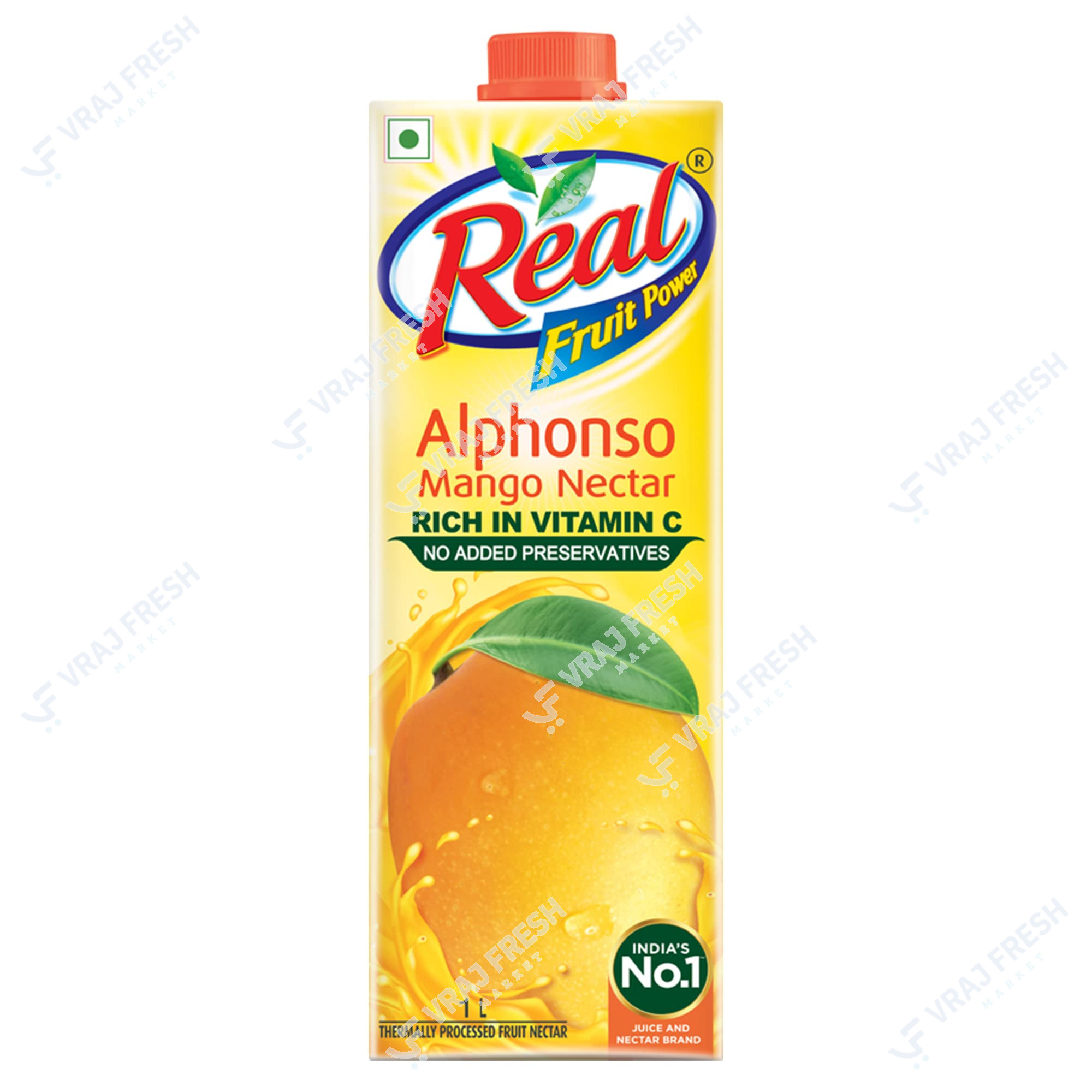 Dabur Real Alphonso Mango Juice (1 Liter  33.8Oz)