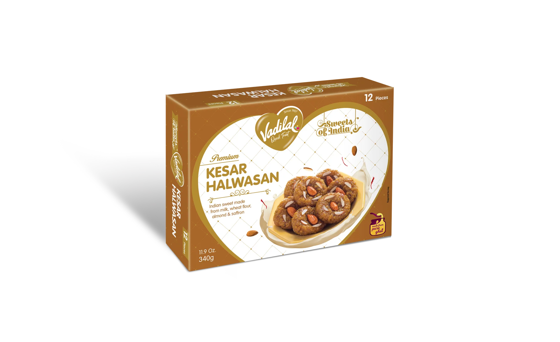 Vadilal Kesar Halwasan (340g)