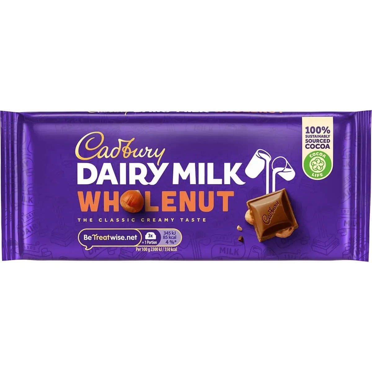 Cadbury Dairy Milk - Wholenut (120g)
