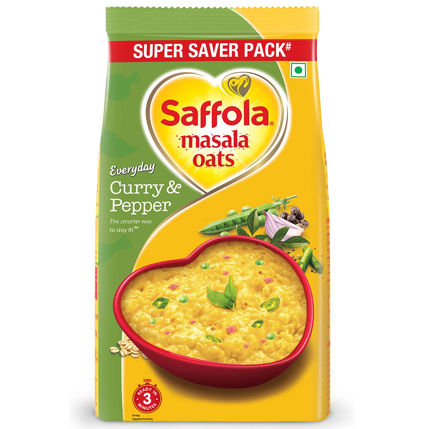 Saffola Masala Oats (Curry & Pepper) (500g)
