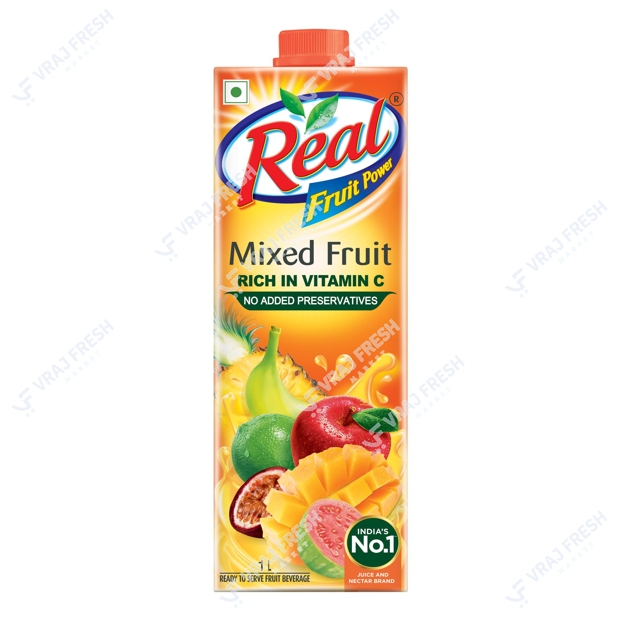 Dabur Real Mixed Fruit Juice (1 Liter 33.8Oz)