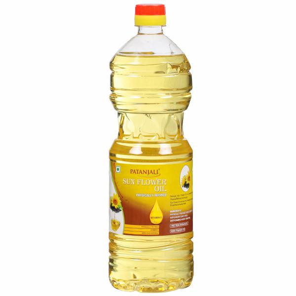 Patanjali Sunflower Oil (1Ltr  33.81Oz)